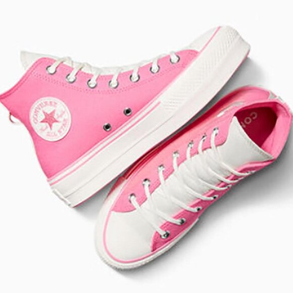CONVERSE Lift Platform Retro Varsity Women's Chuck Taylor All Star Sneaker, 8.5 - Picture 11 of 13